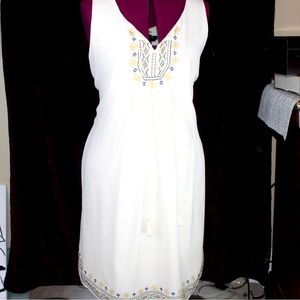 relaxxx 3x casual sleeveless loose fitting dress knee length